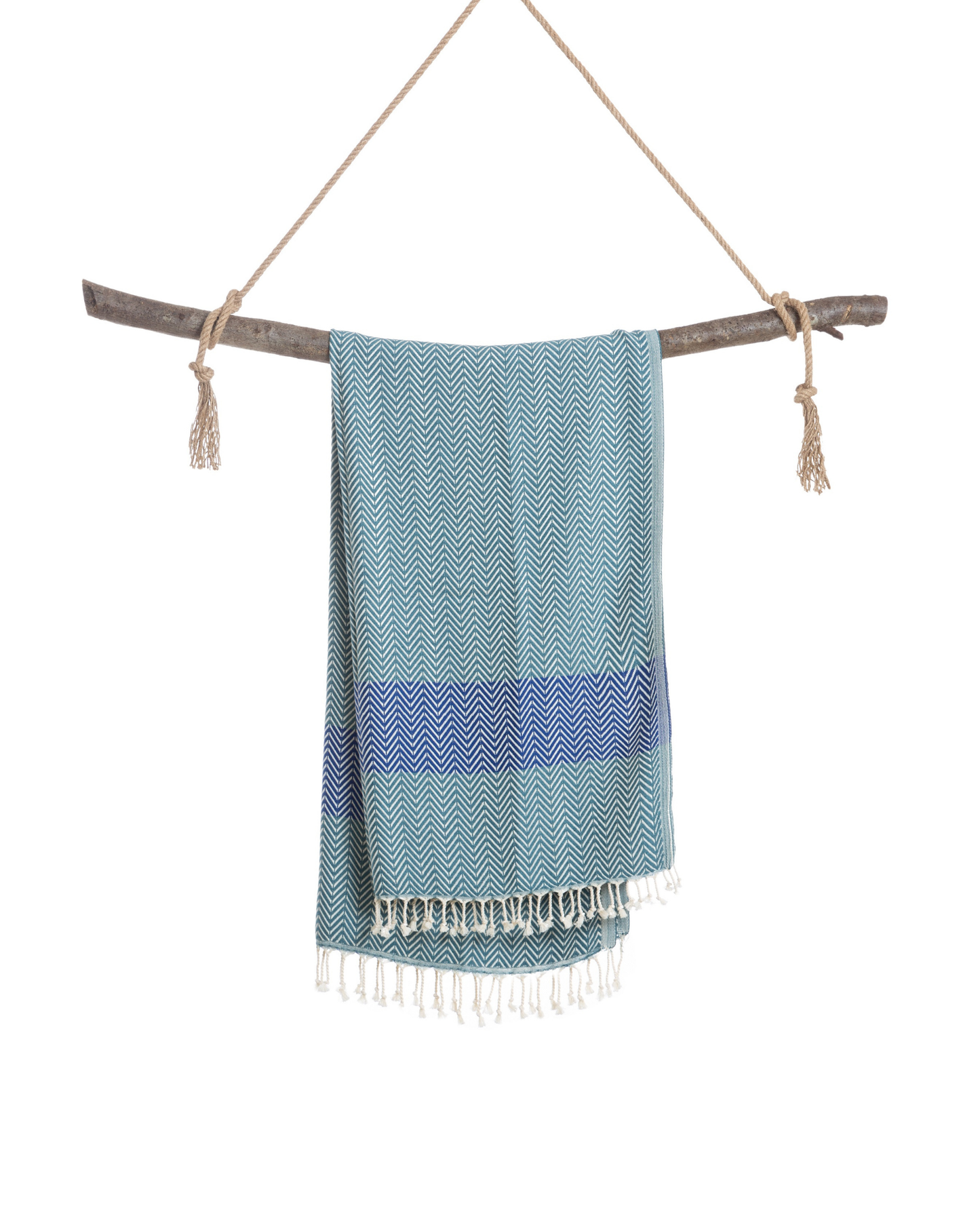 ZAYA Hammam Towel, Beach Towel, Pestemal - Green / Blue