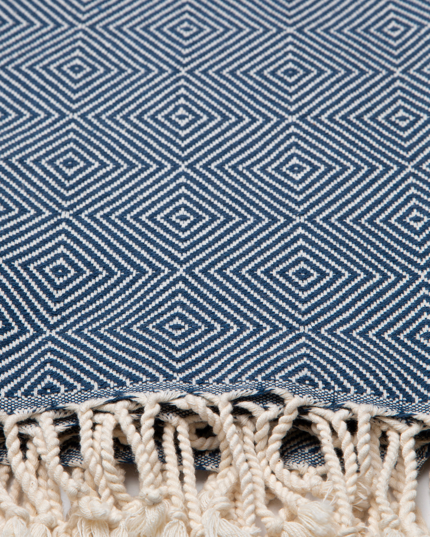 CRYSTAL Beach Towel, Turkish Hammam Towel, Spa & Sauna Towel - Blue